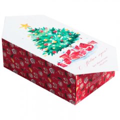 Коробка для сладостей "Конфета Новогодняя" 9,3х14,6х5,3 см