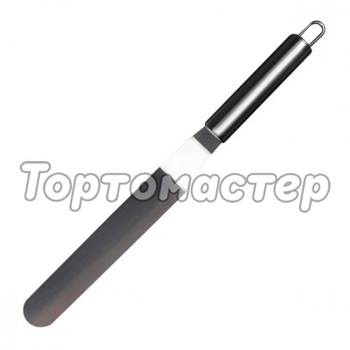 Лопатка (спатула) изогнутая с металлической ручкой 19,2 см