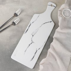 Блюдо для подачи фарфоровое "Мрамор" 4721582