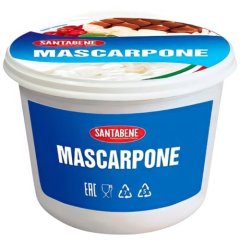 Сыр Маскарпоне Santabene 80% 500 г без скидки