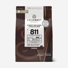 Шоколад тёмный CALLEBAUT 54,5% 1 кг (Заводская упаковка) 811NV-595,  811-RT-U71