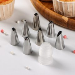 Набор насадок кондитерских и адаптер 7 шт 1403921			, 149 ₽ Набор насадок кондитерских и адаптер 7 шт 1403921