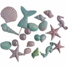 Фигурка из шоколадной глазури "Морской набор №1" 	