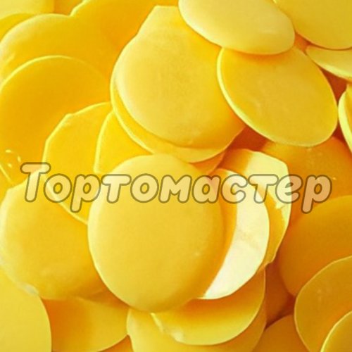 Шоколадная глазурь ШОКОМИЛК Жёлтая лимонная 500 г