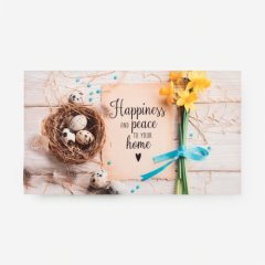 Полотенце кухонное Хлопок "Счастья и мира Вашему дому" 40х73 см 6261135