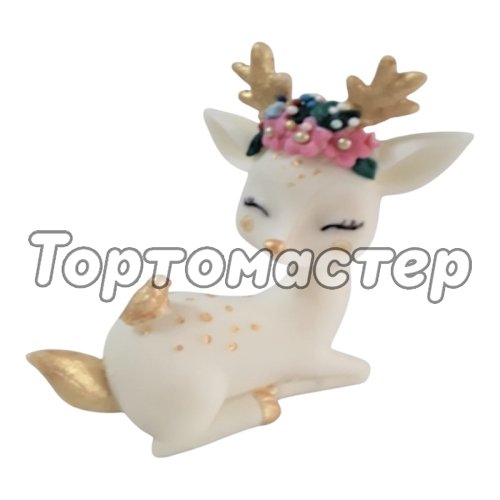 Фигурка из шоколадной глазури "Мама оленят" 
