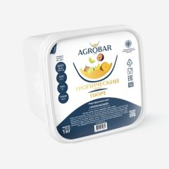 Пюре замороженное AGROBAR Тропический микс 1 кг 
