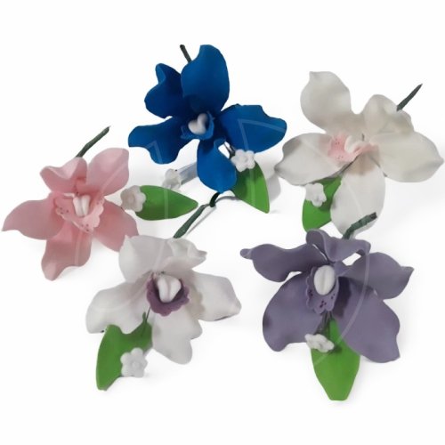 Украшение сахарное "Орхидея ассорти" 