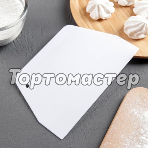 Шпатель пластиковый Трапеция 19 см 1427354, И-6