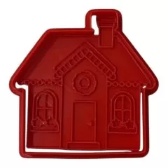 Вырубка и штамп для печенья LUBIMOVA "Зимний домик" LC-00012816	