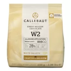 Шоколад белый CALLEBAUT 28% 400 г W2-E0-D94