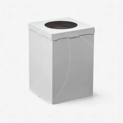 Коробка для торта с окном белая 30х30х45 см 430451, ForG COMFORT I W W 300*300*450 S 