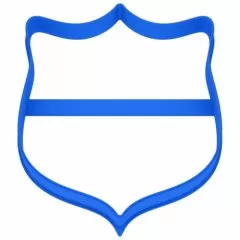 Вырубка пластиковая "Щит №2" 