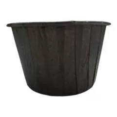 Капсула бумажная Чёрная D50 H40 10 шт 39140