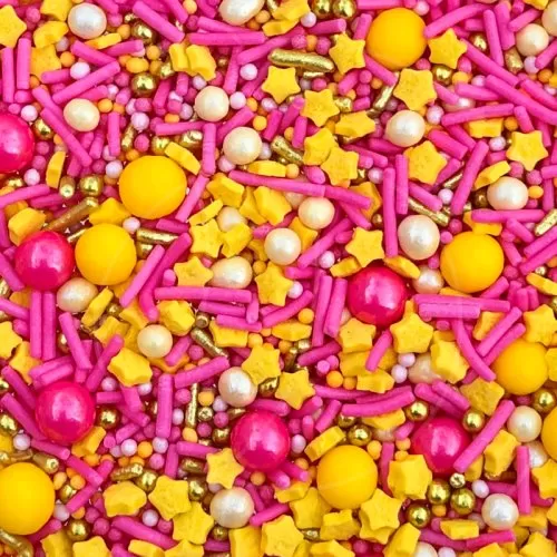 Посыпка кондитерская MIXIE "Клубничный лимонад" 50 г 24759