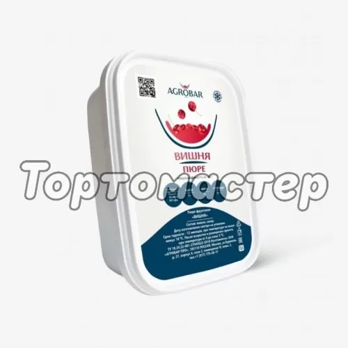 Пюре замороженное AGROBAR Вишня 250 г 
