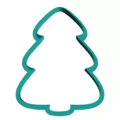 Вырубка пластиковая LUBIMOVA "Ёлочка" 9 см LC-00007211