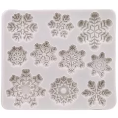 Молд силиконовый "Снежинки" M-98