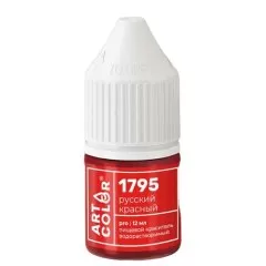 Краситель пищевой гелевый водорастворимый Art Color "Pro Русский красный" 12 мл 