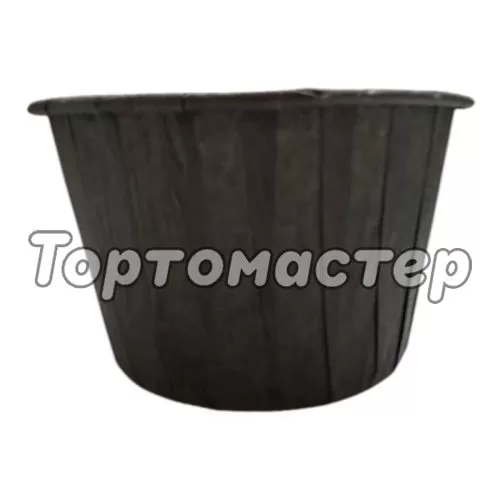 Капсула бумажная Чёрная D50 H40 10 шт 39140